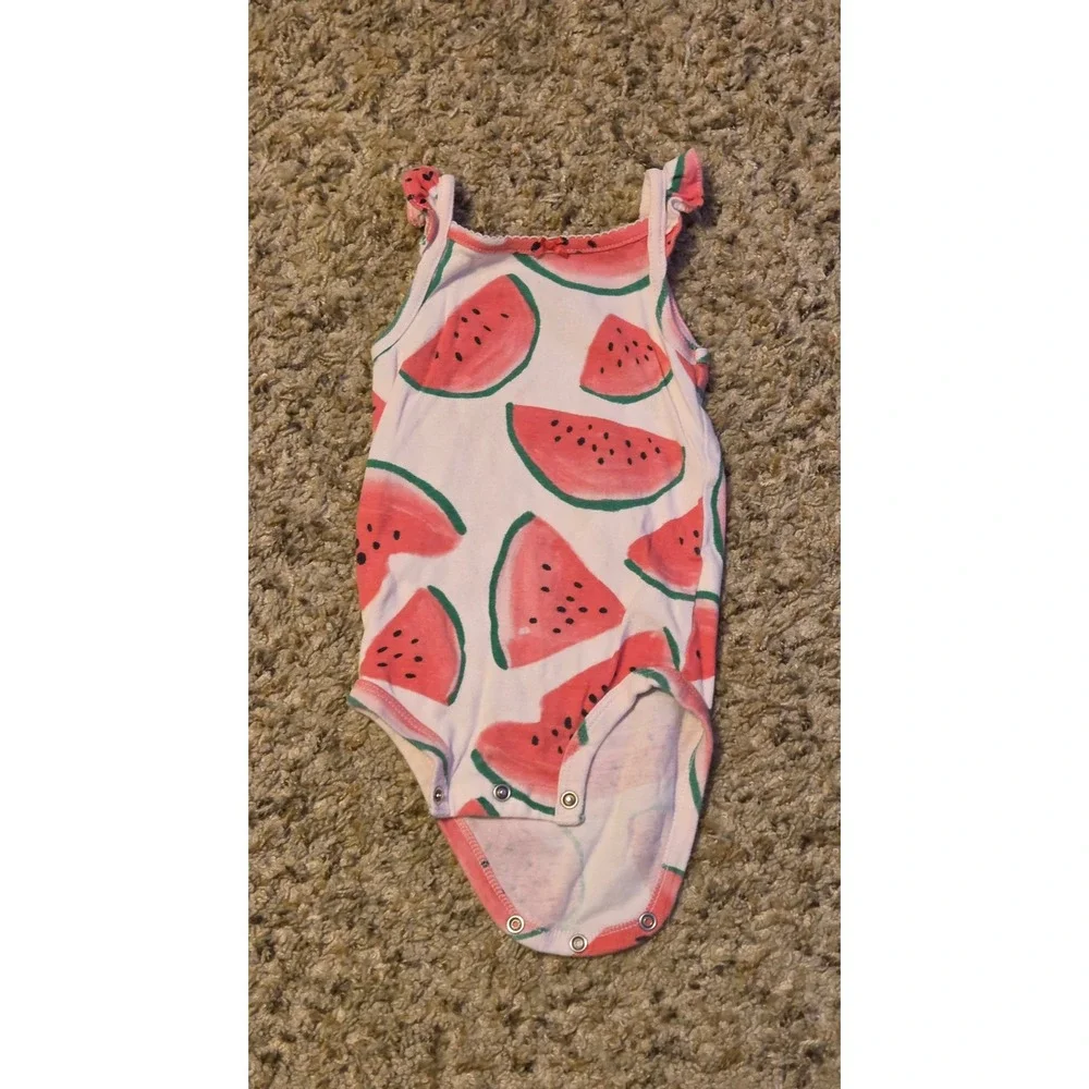Bundle Of 8 Bodysuits Baby Size 3-6 Months Carters/Old Navy/Gerber